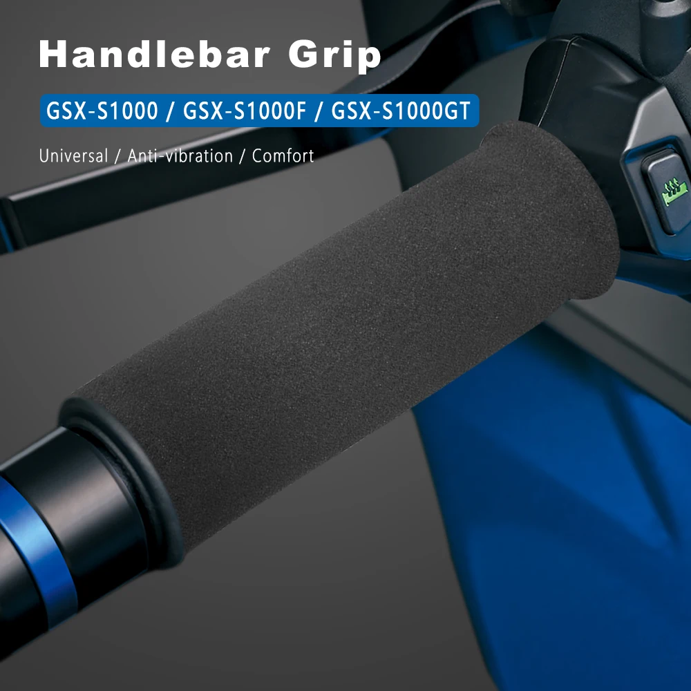 Handlebar Grip Anti Vibration GSX-S1000GT 2022 For Suzuki GSX-S1000 GSX-S1000F GSX-S 1000 1000F 1000GT 2015-2021 2018 2019 2020