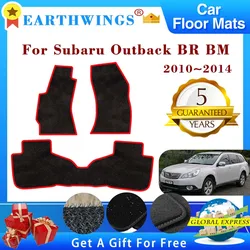 Car Floor Mats For Subaru Outback BR BM 2010 2011 2012 2013 2014 Carpets Cover Rugs Interior Parts Foot Pads Auto Accessories