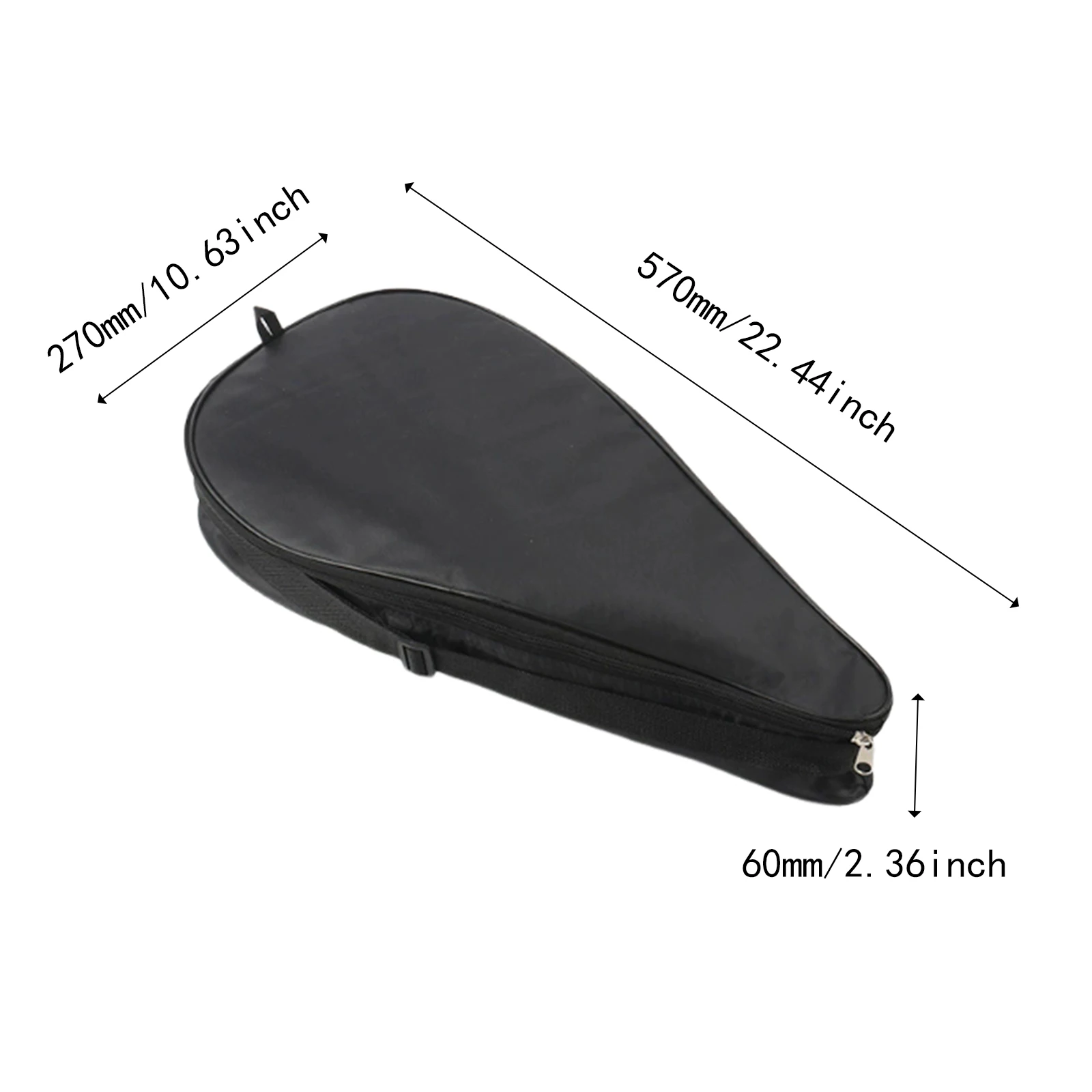 Tennis Racquet Cover Bag with Adjustable Shoulder Strap Lightweight Padded Racquet Case for Tennis Pickleball Perfect for Adults