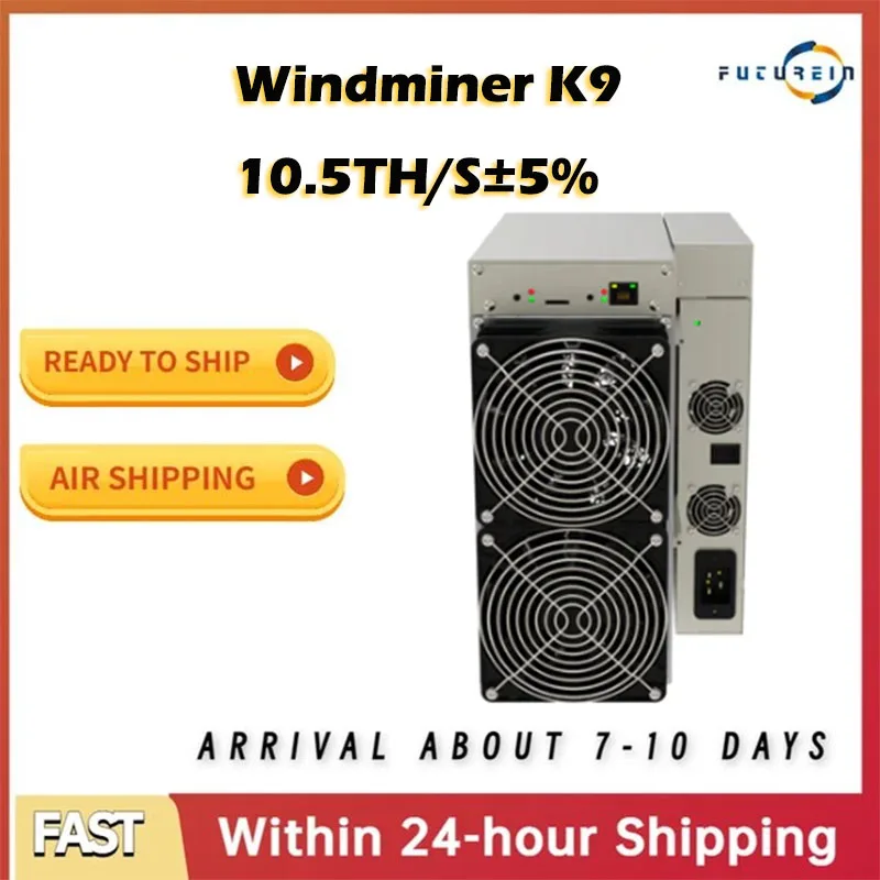 THEWINDMINER KAS Miner K9 KAS KASPA's First Batch Of Machines 10.5TH/S ±5% Ready Ship