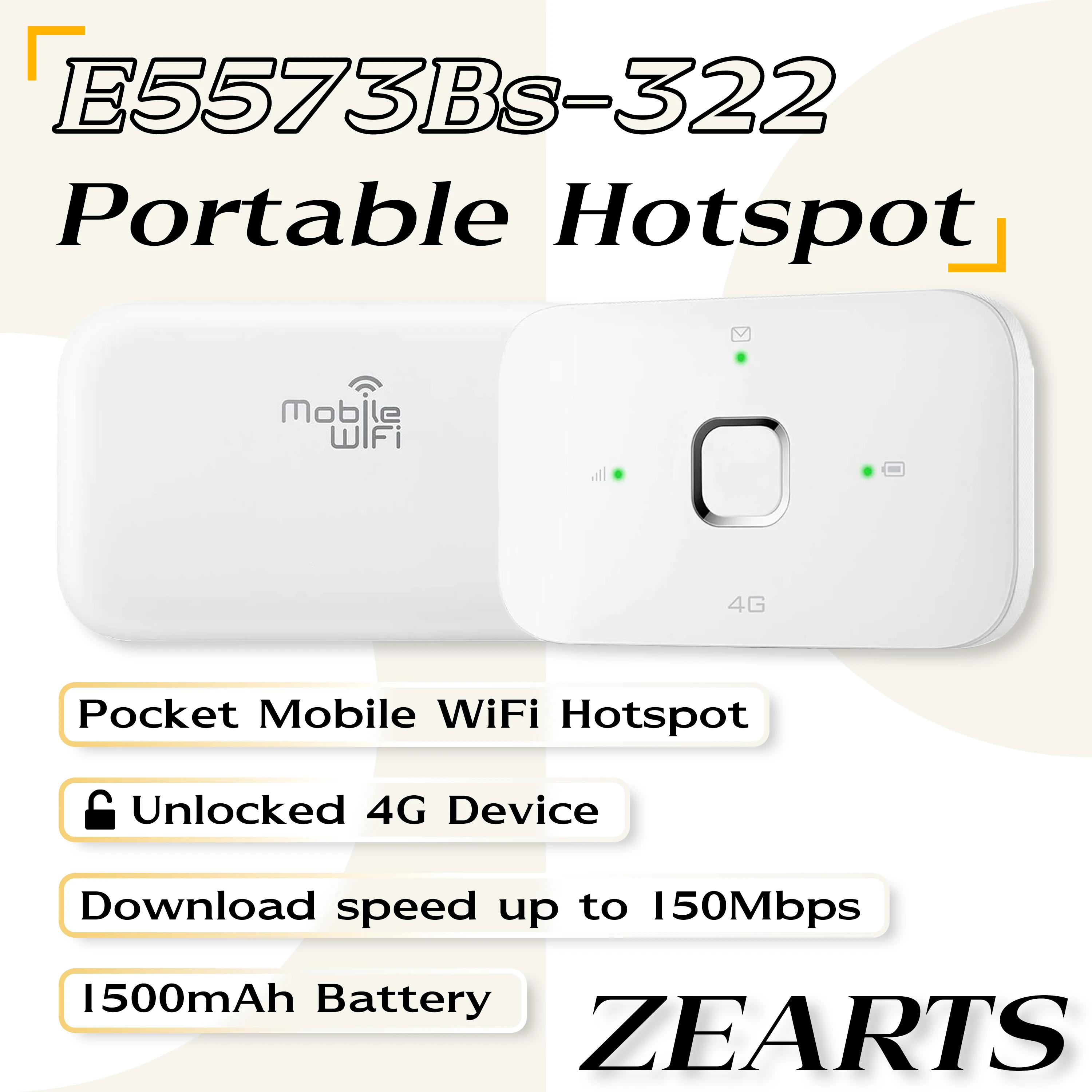 

E5573Bs-322 Mobile WiFi 4G Portable Hotspot 150Mbps Unlocked (used 99%new)