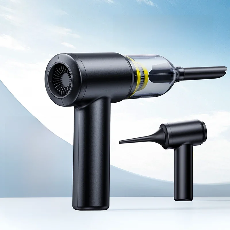 Baseus Car Vacuum Cleaner Air Blower Pumping inflate Powerful Portable Car Cleaning Appliance T-shape Cordless Vehicle Cleaner