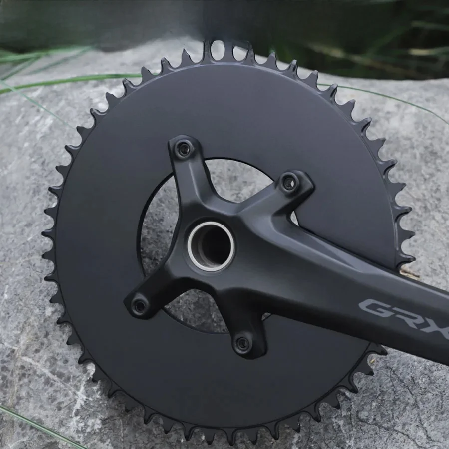 AliExpress NONE PASS QUEST 110 bcd chainring For Shimano grx rx 810 rx810 fc rx600 110BCD Road Bike narrow wide Teeth Crown 40t 42t dishes