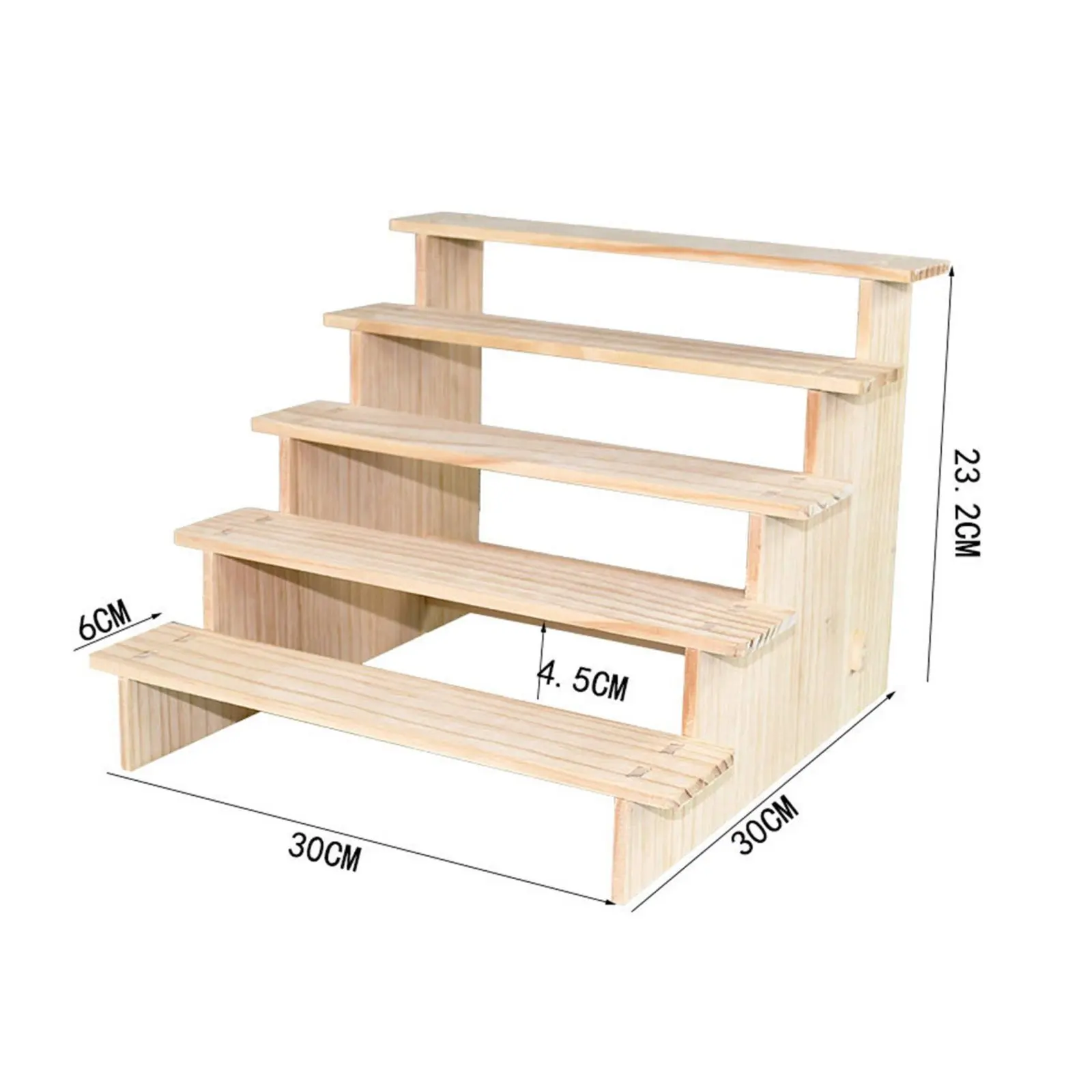Holz Display Riser Holz Display Riser Ständer für Dessert Figuren Conuter top Schmuck Display Riser Regal Süßigkeiten Figuren Buffets – Detail 16