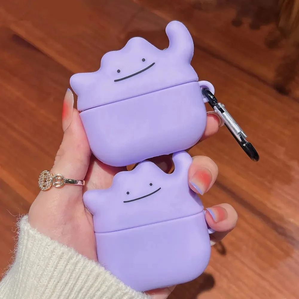 Étui pour Airpods 4, motif de dessin animé 3D mignon, étui pour Airpods 1 2 Pro 2 3, étui pour écouteurs sans fil, boîte de charge monstre, stylet