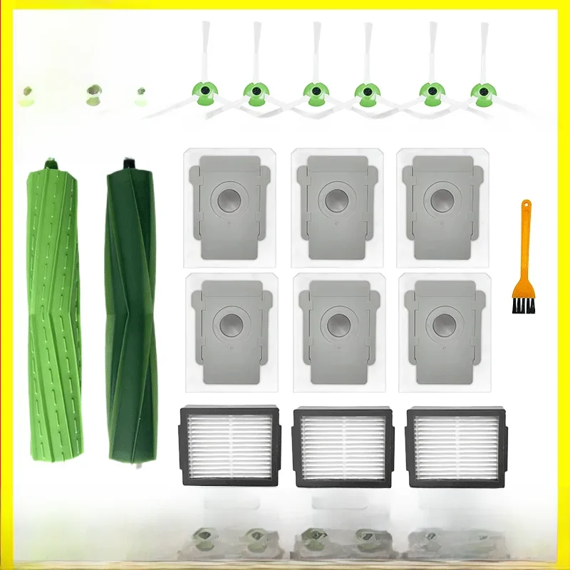 Main Side Brush Hepa Filter Dust Bag For iRobot Roomba i3 i4 i6 i7 i8 j7 E5 E6 E7 Spare Parts Robot Vacuum Cleaner Accessories