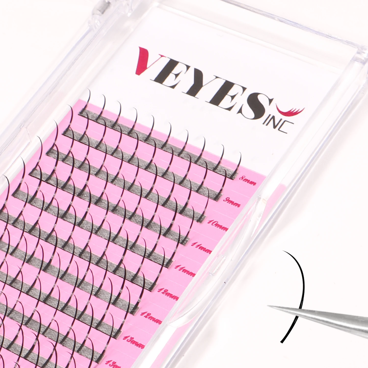 Veyes Inc Eyelash Extensions Premade Spikes Lashes Extensions Veyelash 8-18mm Classic Spike Lash Fan Makeup Tools Lashes Bulk