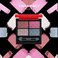 CHARMACY Matte  Luxury Eyeshadow Palette Easy to Wear Blush Long-lasting Bronzer Eye Shadow Make-up for Women Cosmetic