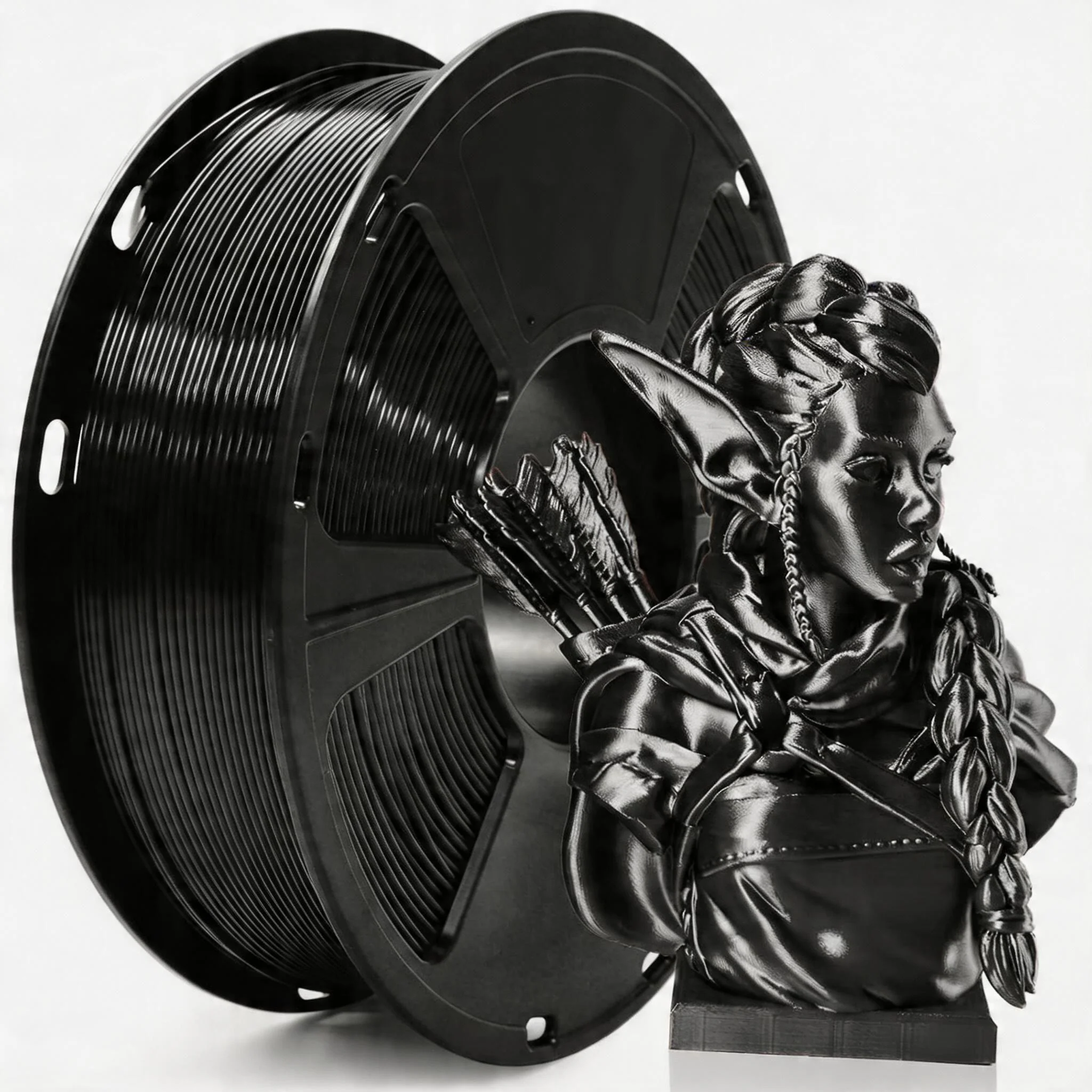 

Silk PLA Filament 1.75 mm 3D Printing Filament 250g Spool Shine Silky Shiny Metallic Silk black,white,gold,silver,green,red,blue