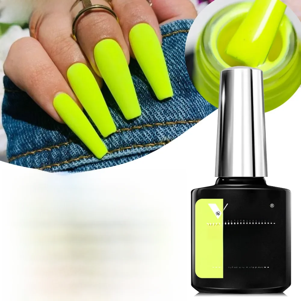 Venalisa néon vernis à ongles Gel 7.5ml Ultra vert jaune été belles couleurs tremper UV LED Gel vernis vernis à ongles laque