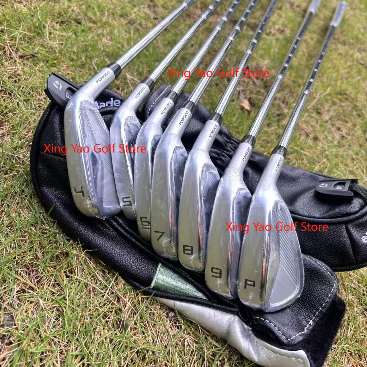 

2025New Men' Golf Club P7MC Iron Set With Steel/Graphite Shaft With Head Covers 7pcs(4,5,6,7,8,9,P)