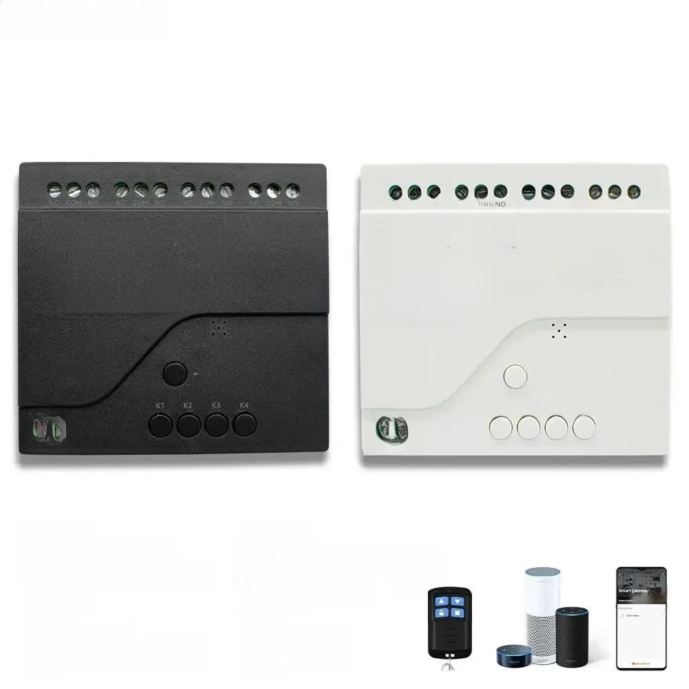 Moduł inteligentnego przełącznika WiFi Tuya 4-kanałowy 12V 24V 220V RF433 Zdalne sterowanie aplikacją 4 kanały Przekaźnik impulsowy Współpracuje z Alexa Google Home — 2