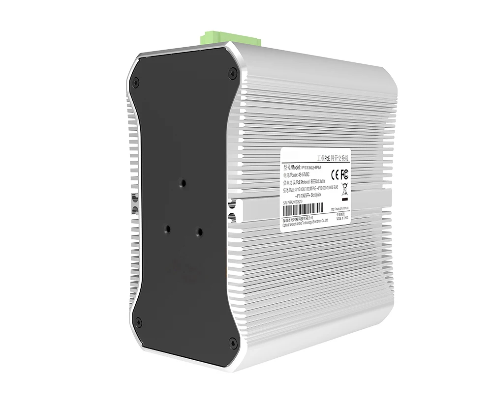 Gigabit 24 Port L2+ Managed Industrial PoE Switch 16 PoE port+8 RJ45(VTS) Power Supply 240W VLAN Isolation
