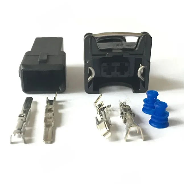 2 Pin EV1 282189-1 282762-1 samochodowe wodoodporne złącze samochodowe kobieta mężczyzna samochodowy wtrysk paliwa Spray Nozzle Connector — zdjęcie 2