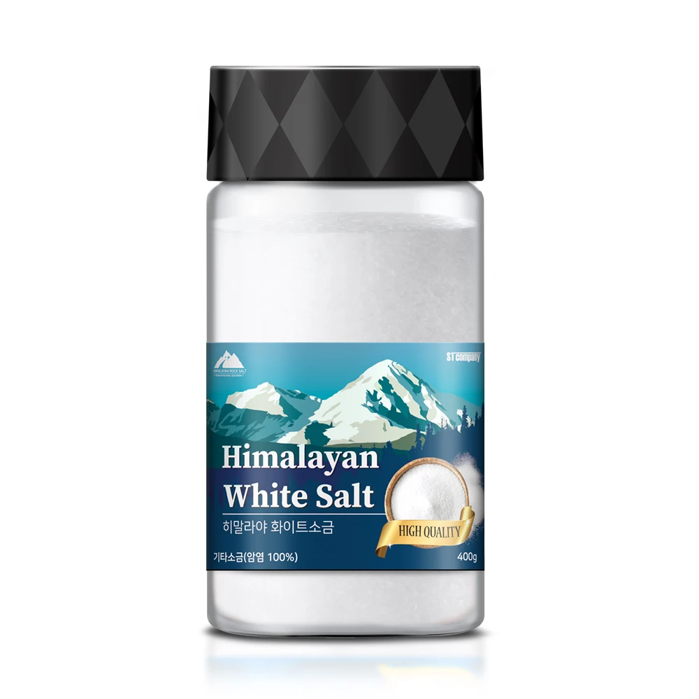 Salty Life Himalayas White Salt 1 400g Pans/Pink Salt White Salt Natural Rock Salt♣