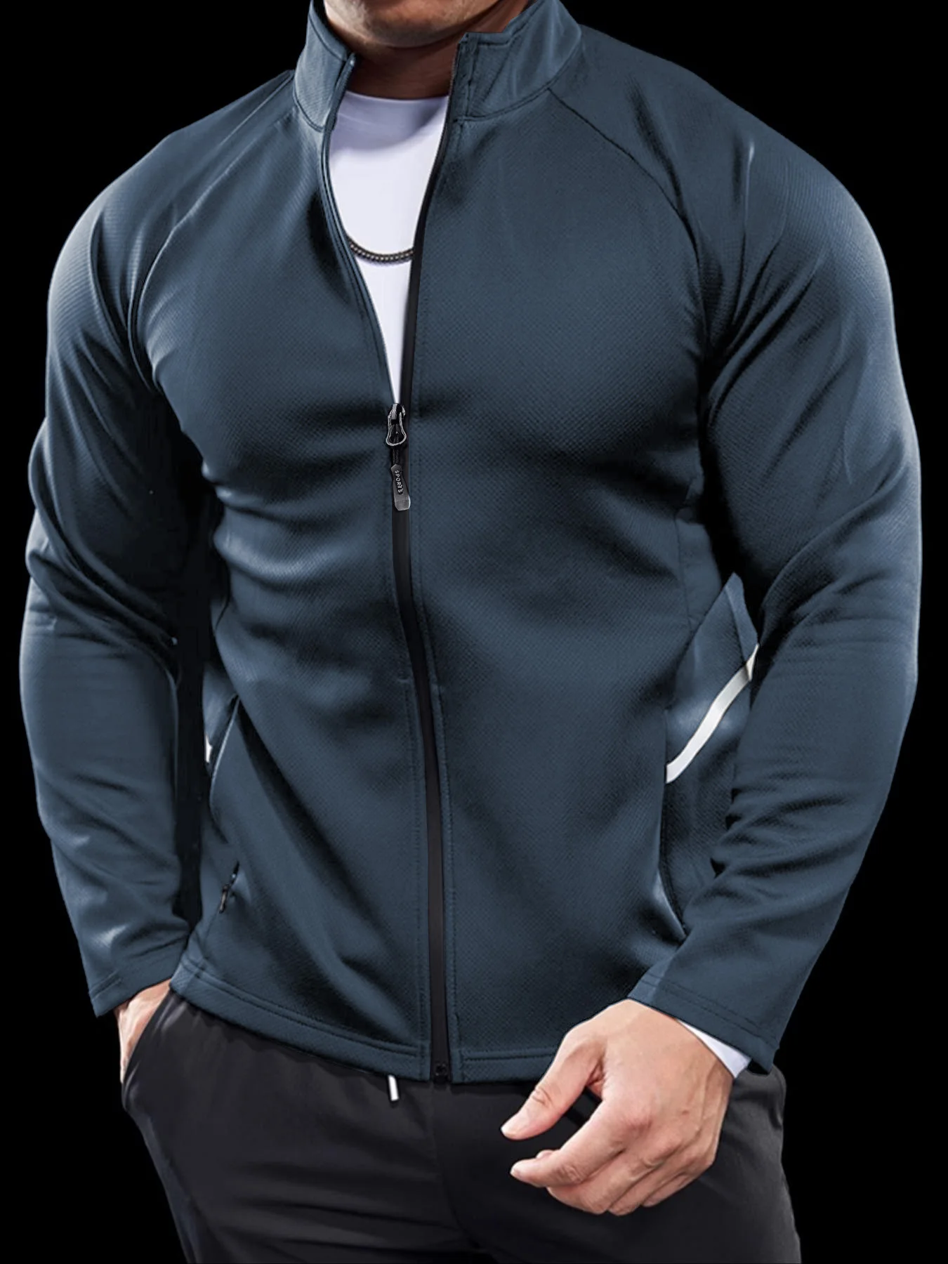 Men\'s Jackets, Training Wear Jackets, Muscle Curves, Fitness Casual, Lightweight, Slim, Quick Dry, Running, Boyfriend\'s Gift