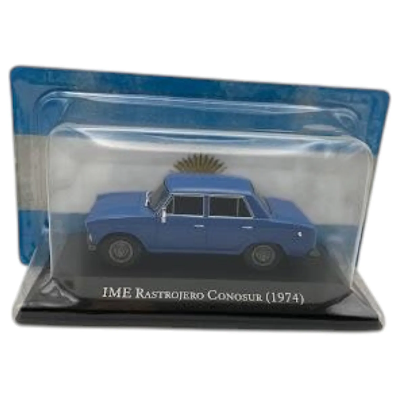 Salvat, Ime Rastrojero Conosur 1974, Véhicule berline classique emblématique conçu pour les flottes de travail et les taxis, échelle 1:43, miniature en métal moulé sous pression, collection de voitures argentines inoubliables, sans emballage, emballage blister original pouvant être froissé, base