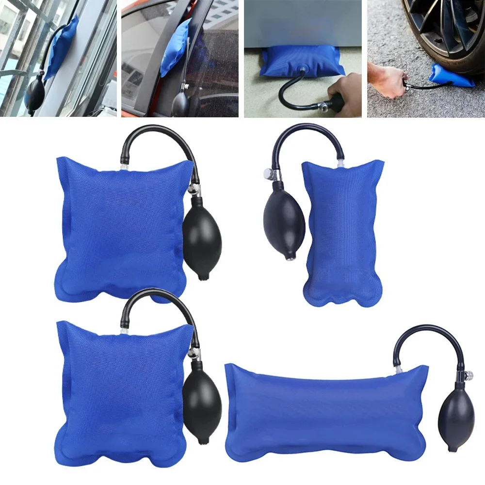 Sac à cale d'air, 3 pièces, pompe à air solide de qualité commerciale, Kit de nivellement professionnel, outil d'alignement, sac de cale gonflable