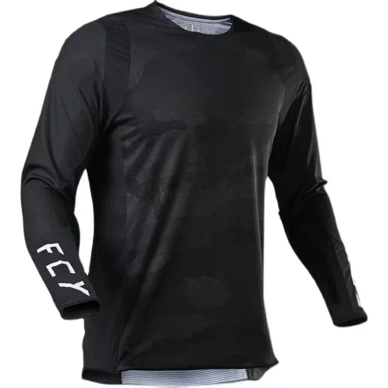 AliExpress AYKWFOX Blusa Manga Corta De CiclismoPara Hombre Jersey Motocross Todoterreno 2025 Secado Rápido Para Anti-Shrink Mtb Bike Cycling