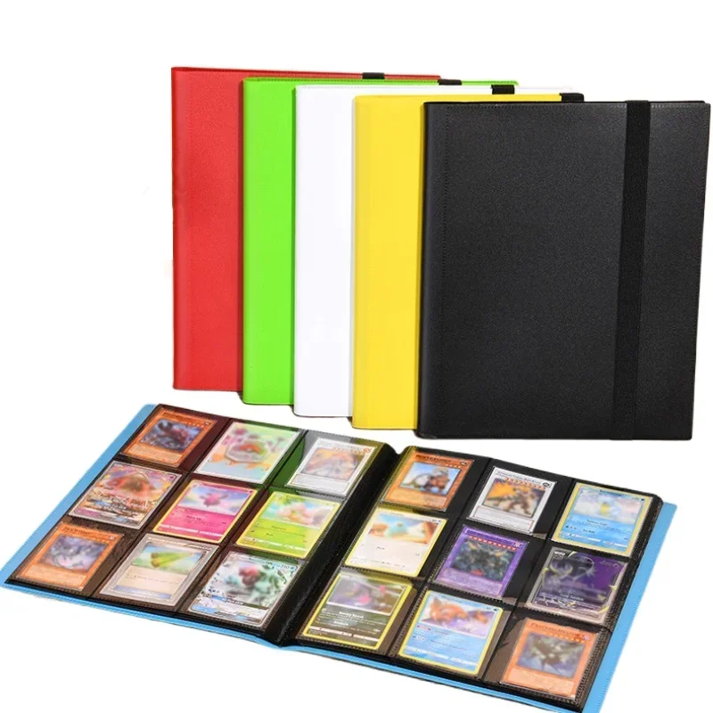 Segregator na karty z 9 kieszeniami Album na karty kolekcjonerskie Segregator 360 Kieszonkowy uchwyt na karty do gier TCG Yugioh MTG — 2
