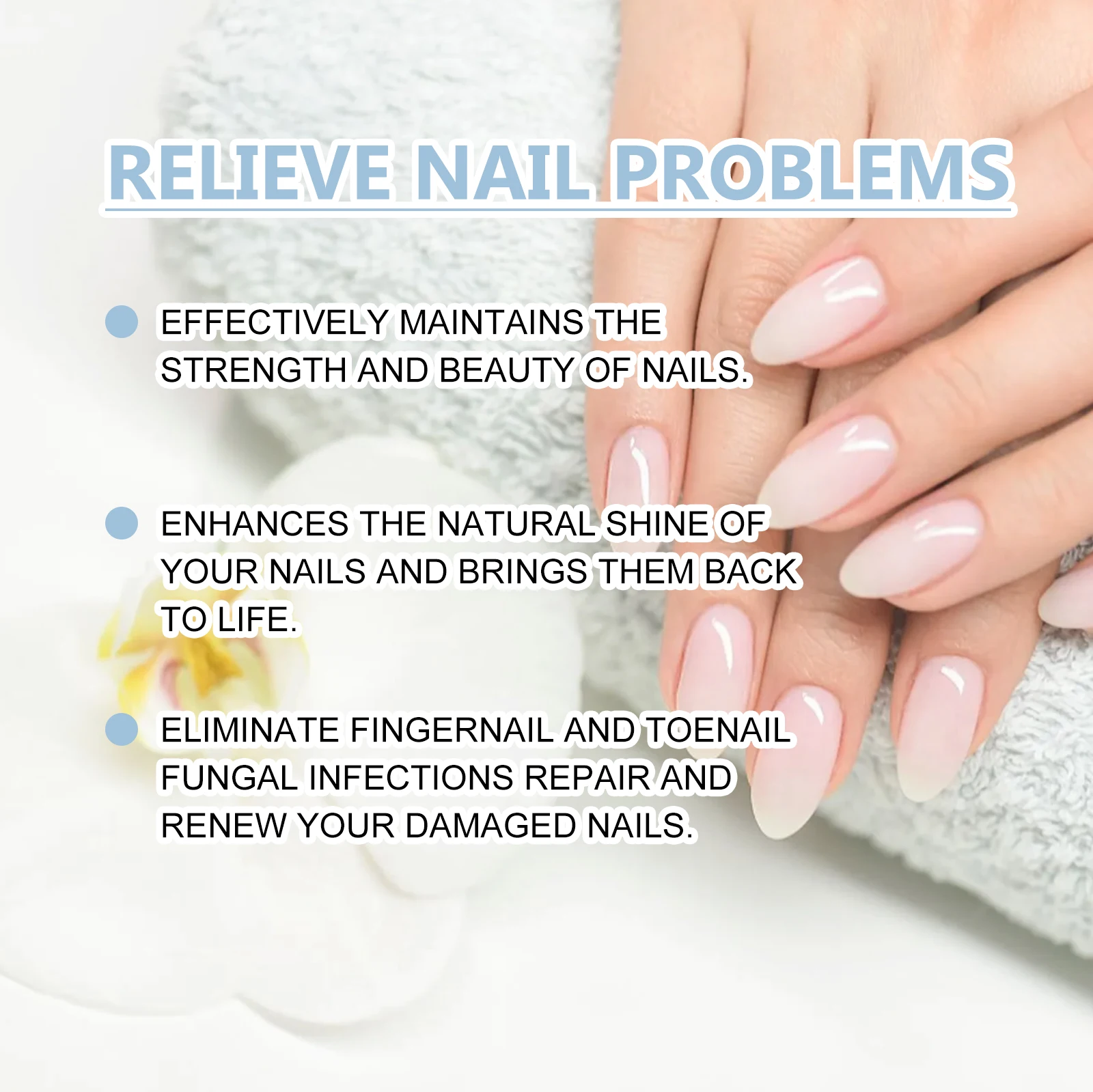 Natual Nail Care Serum Deeply Nourishing Repair Damaged Nail Maintain Beauty Nails Enhance Natural Shine Nail Nourishing Oil