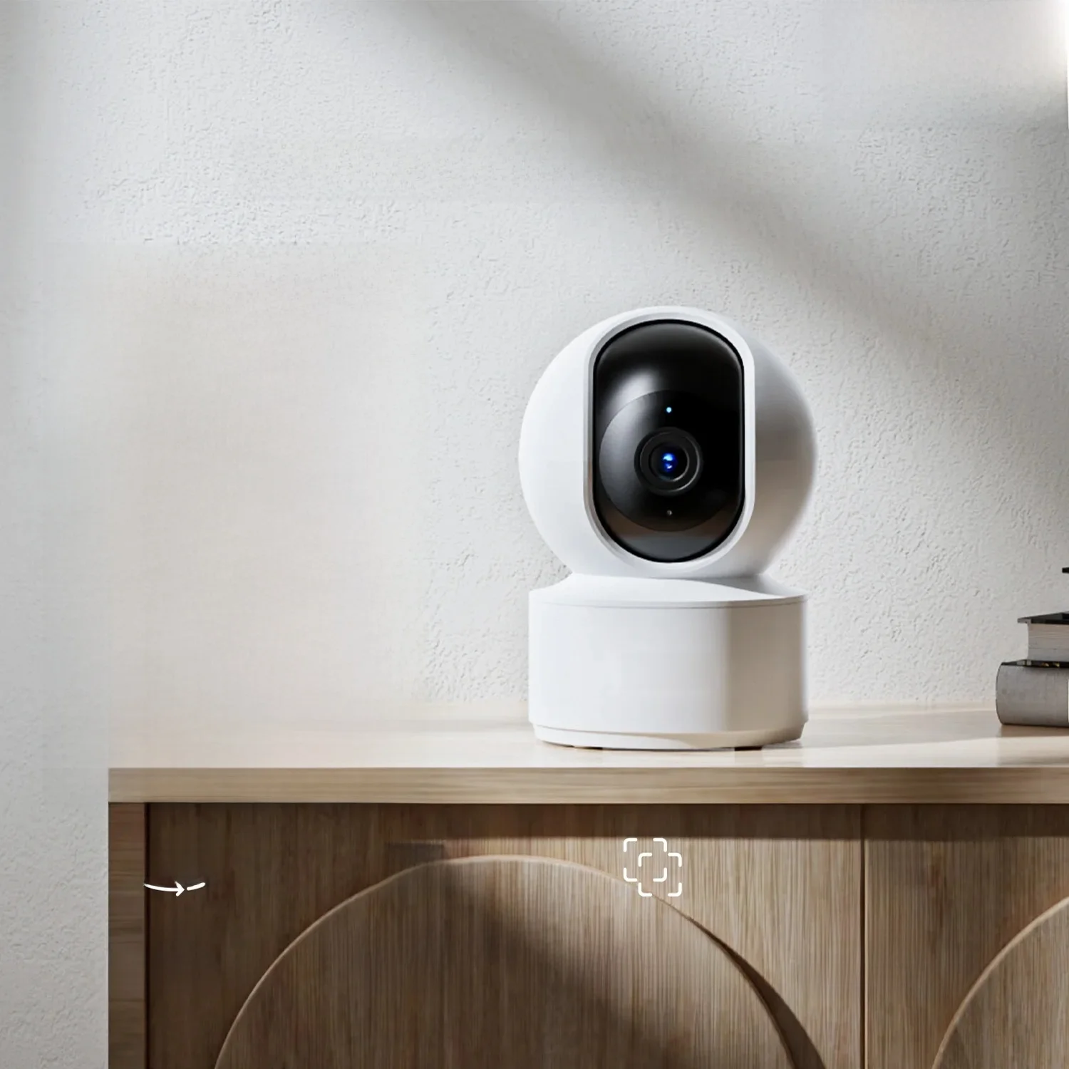 IMILAB C21 WiFi Camera Baby Monitor 360° View 2.5K Security protection, Night Vision, 2-Way Audio, Human tracking, AI Detection