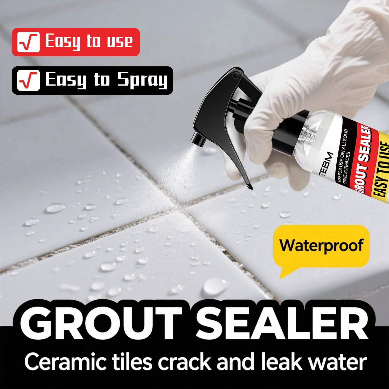 Multi-purpose Waterproof Sealant Spray Invisible Anti Leakage Glue Waterproof Coating for Home Building Roof Wall Tile