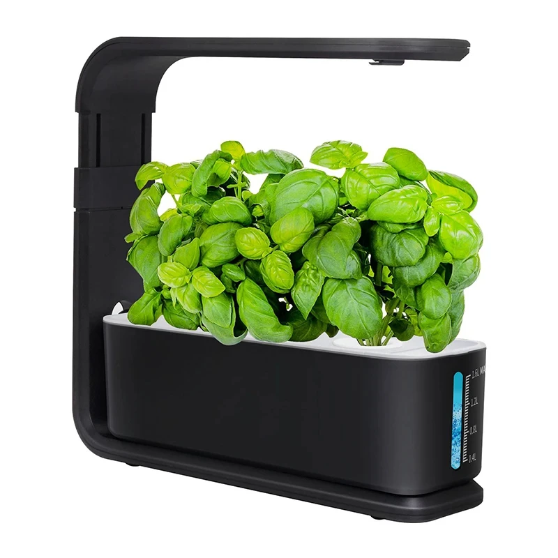 

3 Pods Lazy Person Vegetable Growing Box Intelligent Soilless Hydroponic Planting Machine Home Office Decoration with Plant Lamp