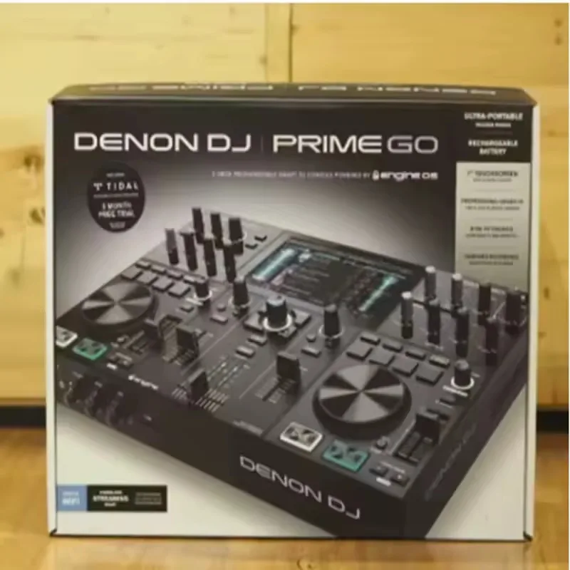 Sistema DJ Denon DJ Prime GO Original Novo com Tela Sensível ao Toque e Wi-Fi