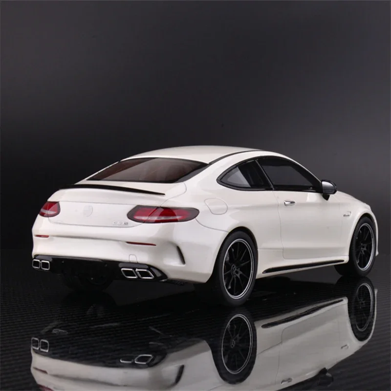 Modèle de voiture en alliage C63S coupé 1:32, véhicules jouets en métal moulé sous pression, Collection de modèles de voiture, Simulation sonore et lumineuse, cadeaux pour enfants
