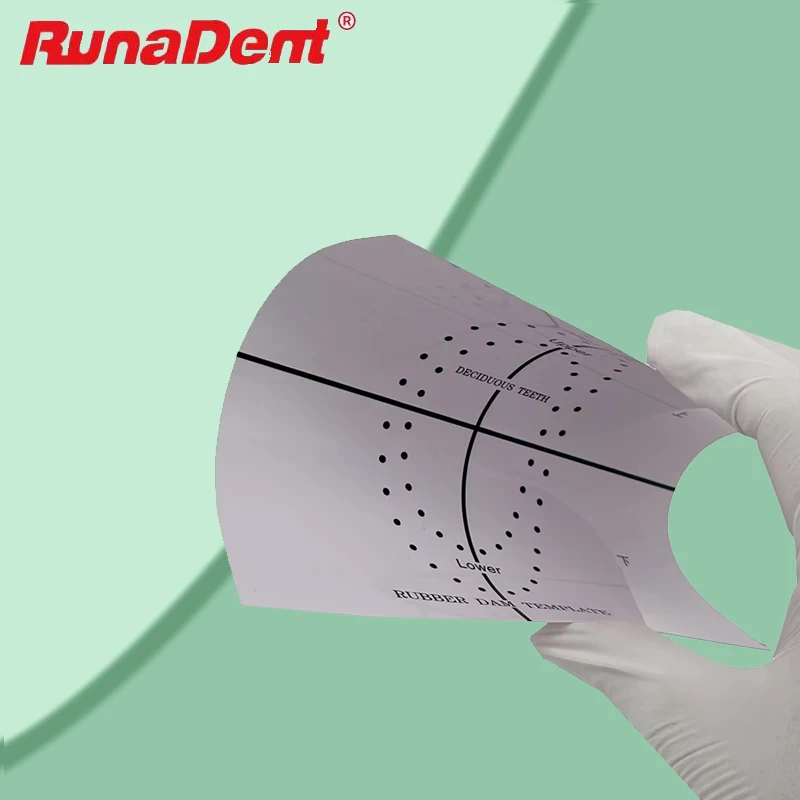 

Dental Rubber Dam Punch, Positioning Board & Template Set High Precision for Dental Clinic Root Canal Therapy