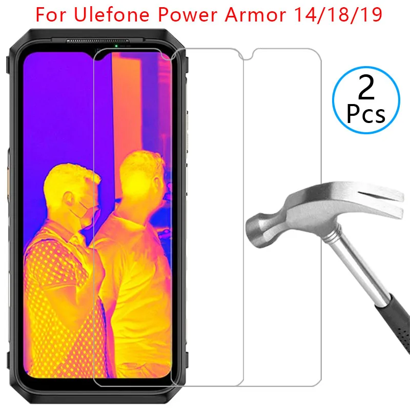 tempered glass for ulefone power armor 14 pro 18 18t ultra 19 19t phone case on armor14 armor18 armor19 t t18 5g back cover 360