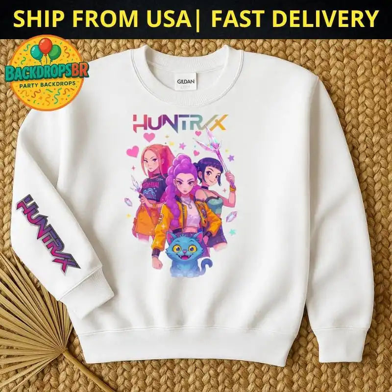 

Kpop Demons hunters Sweatshirt Huntrix Hoodie Kpop sweater | Rumi Fast delivery Ship from USA
