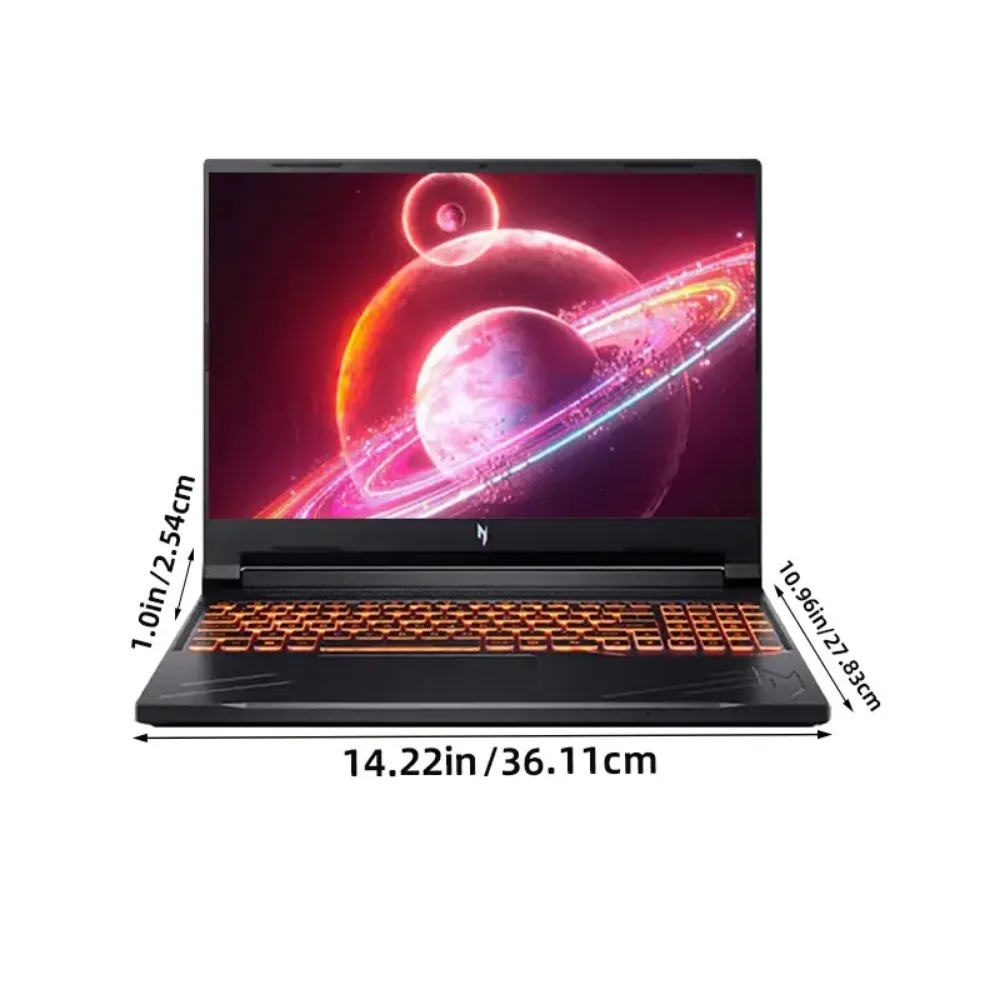 Laptop da gioco Acer Nitro V 16 ", AMD Ryzen 7-8845HS,NVIDIA GeForce RTX 4060,32GB RAM, SSD da 2TB, Windows 11, nero, con Mouse da gioco