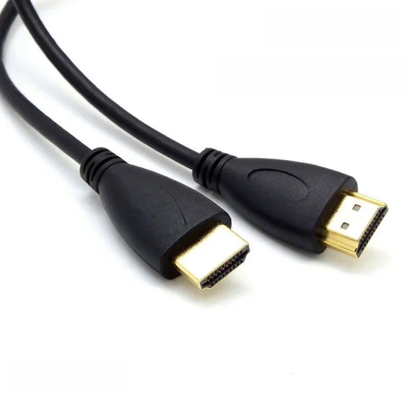 Câble plaqué or compatible HDMI, 0.5M 1M 1.5M 1M 2M 3M 5M 10M 15M, câbles vidéo 1.4 1080p 4K 3D pour commutateur séparateur HDTV