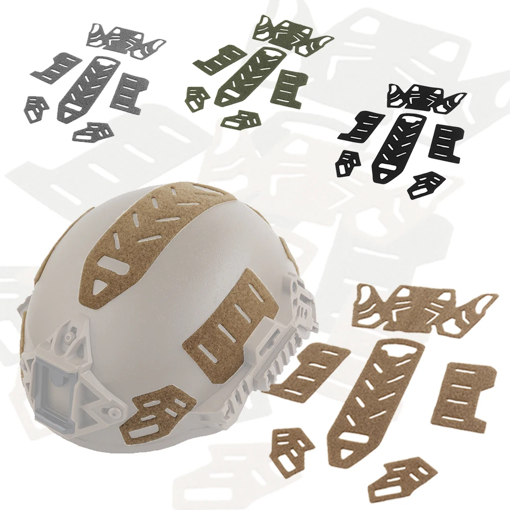 

Wendy Helmet lightweight suede sticker Self-Adhesive Replacement Stickers Quick-Adhesive Patches Tactical Helmet Patches