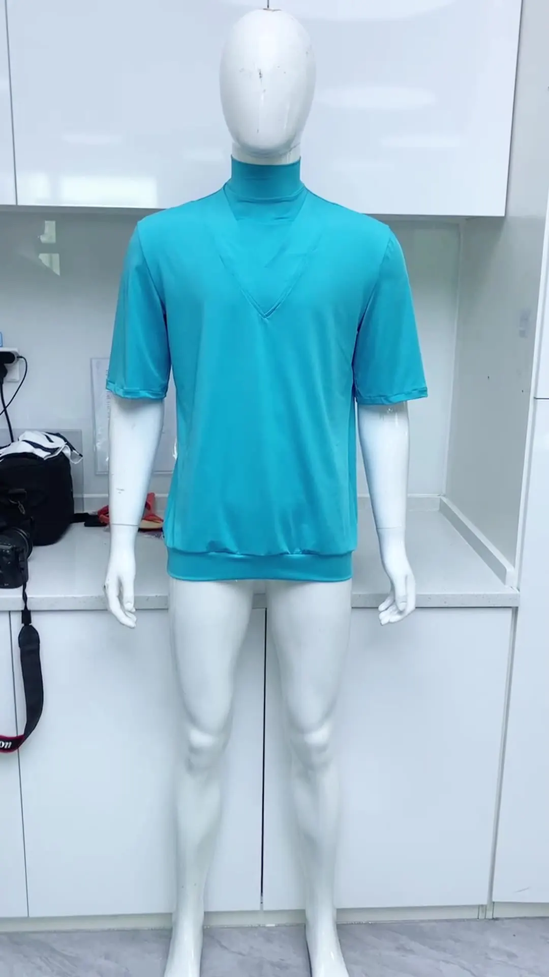 Kaus Biru Steve Pria Film 2025 Kostum Halloween Cosplay Steve Jack Hitam Dewasa