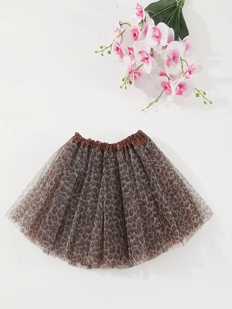 Jupe Tutu léopard pour bébés filles, tenues de Cosplay d'animaux de Zoo, Costume d'halloween pour enfants, cadeau de fête d'anniversaire dans la Jungle