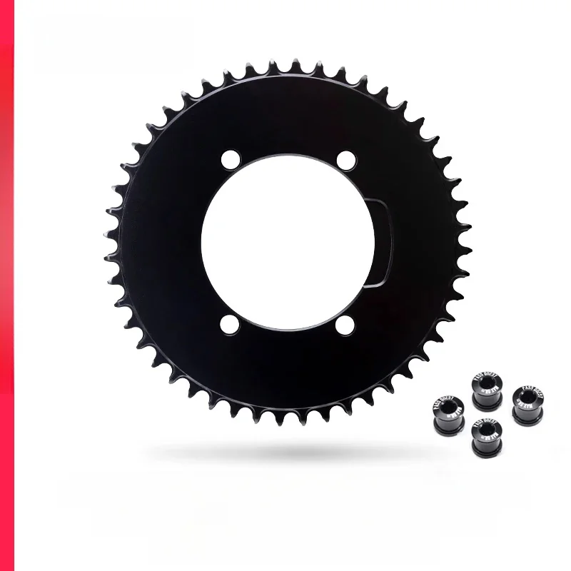 AliExpress PASS QUEST X110 BCD (4-bolt AERO) Round BLACK Narrow Wide Chainring