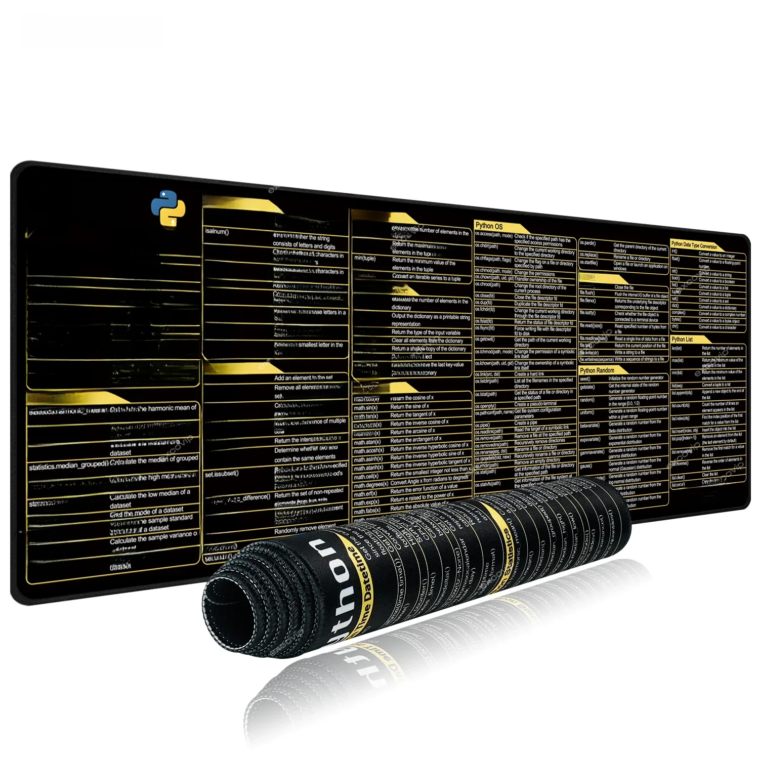 EXCO Tapis de souris de programmation Python