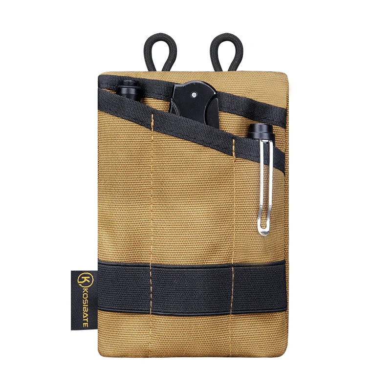 Kosibate Taktische EDC Molle Tasche Mini Brieftasche Karte Schlüssel Gürtel Hüfttasche Camping Wandern Jagd Outdoor Geldbörse