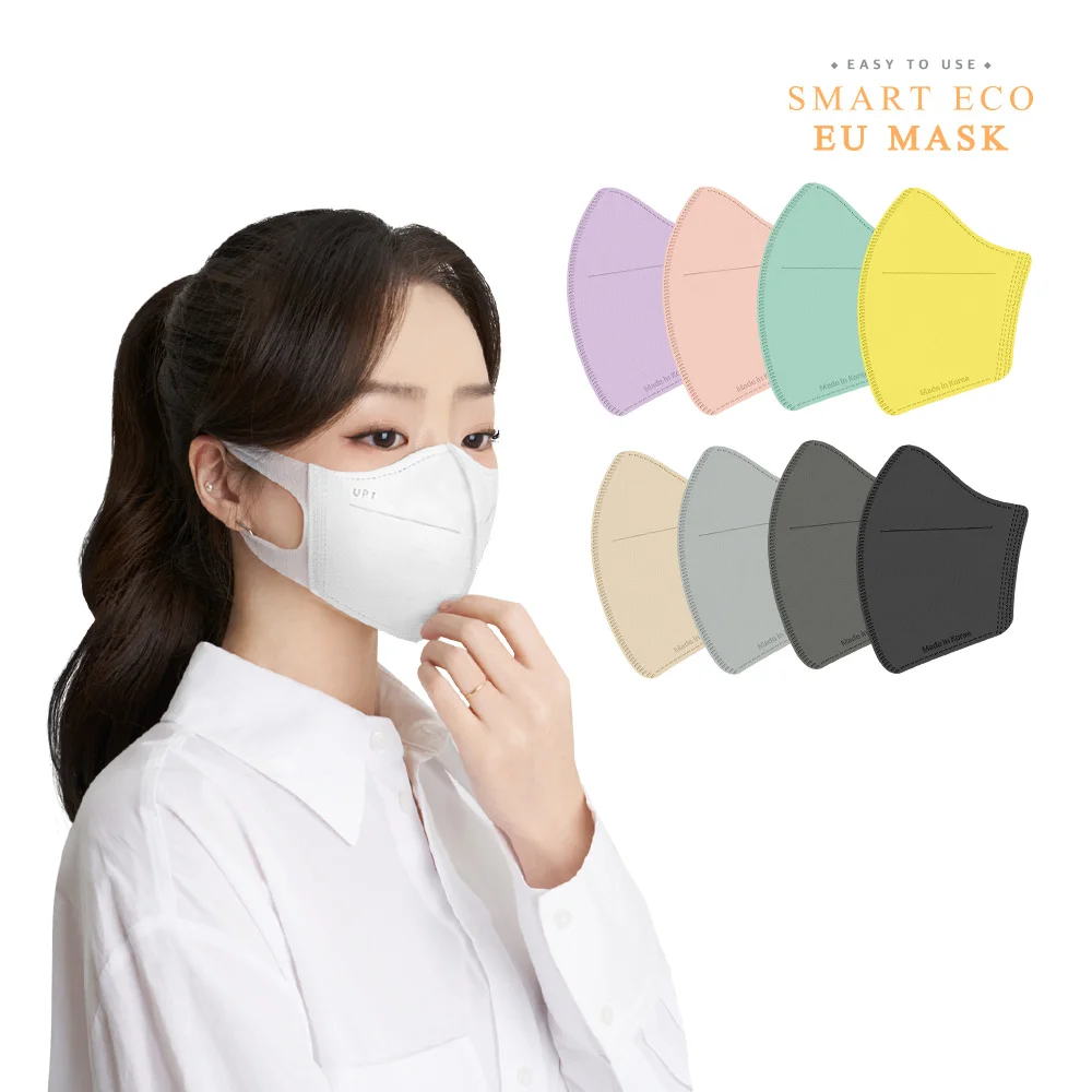 قناع Smarteco Eu Sourd من النوع الكبير للاستعمال مرة واحدة، 100 ورقة، 9 ألوان