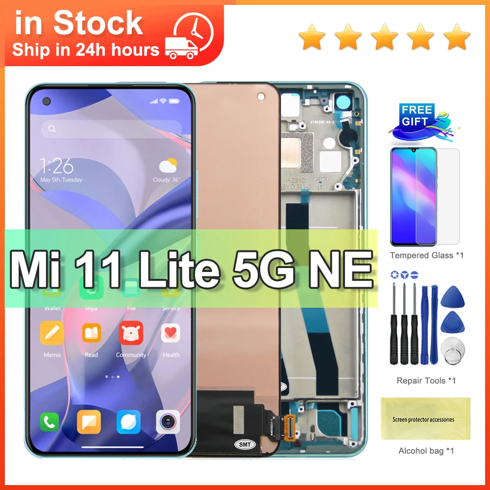 تقييم ونصائح لشاشة LCD 6.55 بوصة لجهاز Xiaomi 11 Lite 5G NE 210919DG