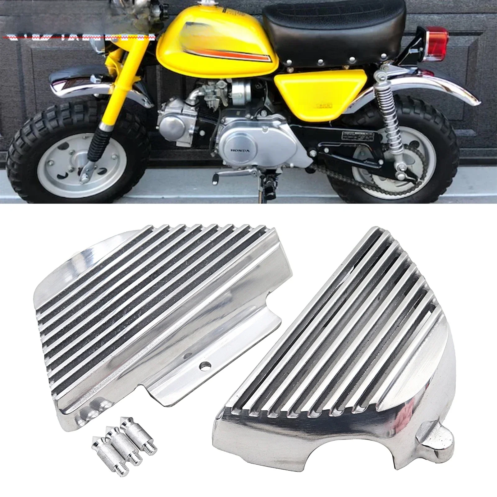 AliExpress Aluminum Side Cover Frond Head Left Right Side Fairing Panel Cover For Honda Z50 Z50J Z50A Z50R Mini Monkey Bike Motorcycle