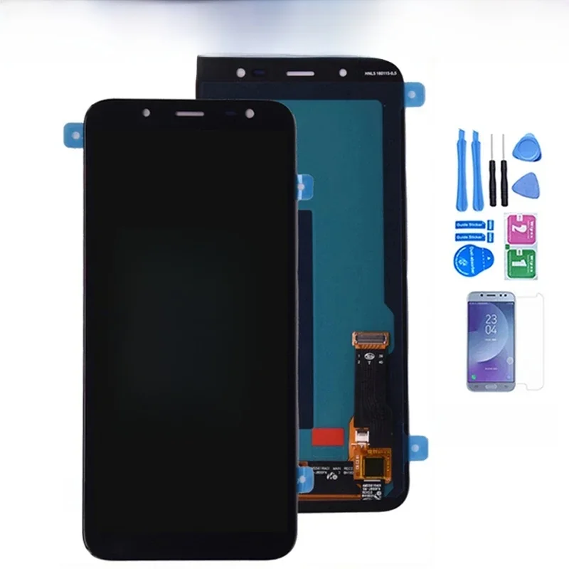 Super AMOLED do Samsung J6 2018 J600 J600F J600Y Wyświetlacz LCD i montaż szklanego panelu dotykowego — zdjęcie 2