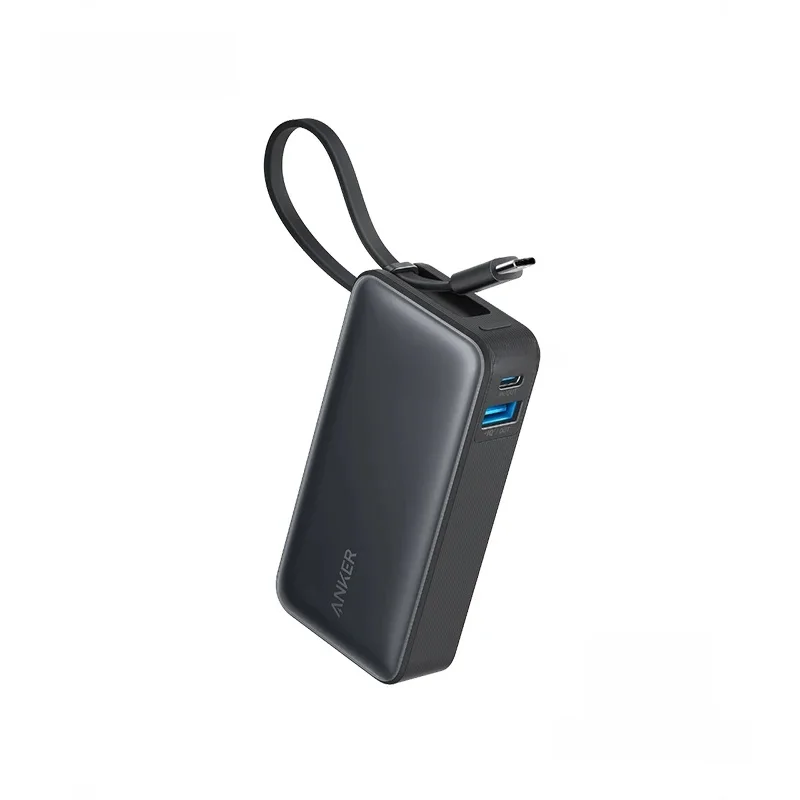 Anker Nano Power Bank 10.000 mAh, 30 W USB-C tragbares Ladegerät mit integriertem Kabel für iPhone 16/15 |   Lieferung im EU-Lager