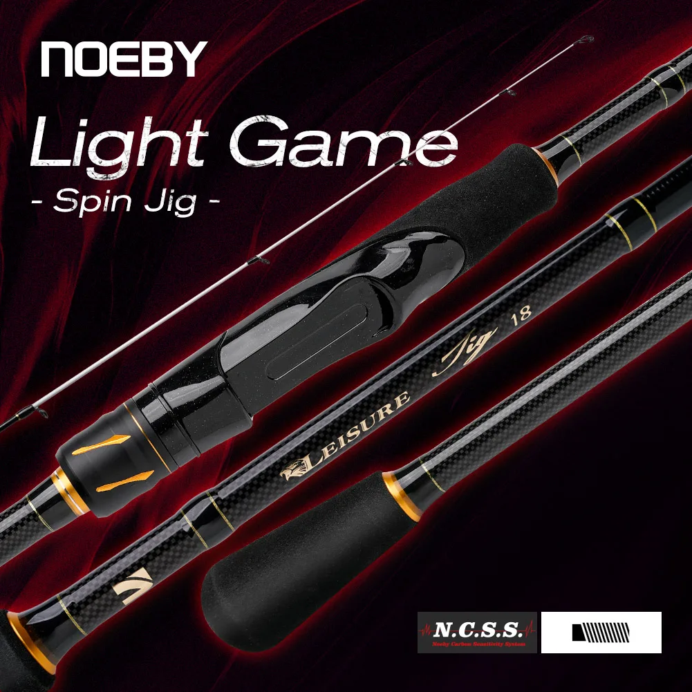 

NOEBY Light Game Jigging Fishing Rod 1.98m 2.13m 2.29m Shore Inshore 2-8g 3-12g 4-18g Zander Perch Trout Bass Fishing Rods