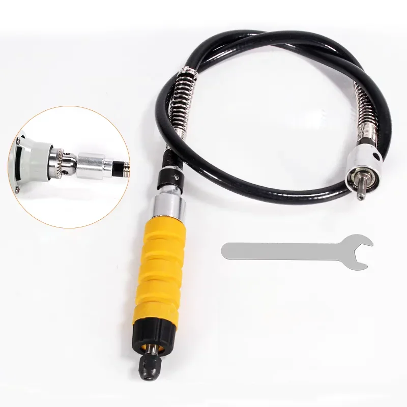 Electric Universal Electric Grinding Soft Shaft Woodworking Carving Hanging Grinding External Accessories Electric Chisel