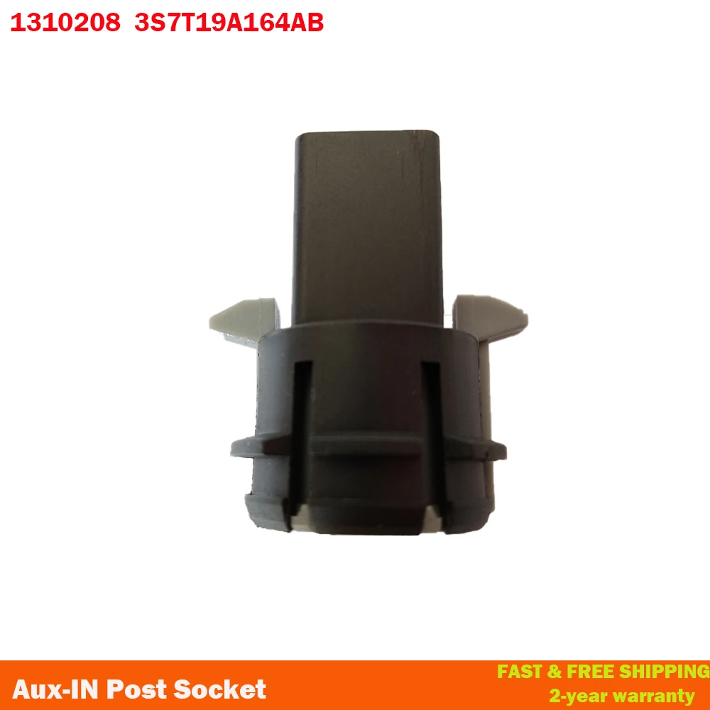 Audio Auxiliary AUX Plug Socket Fit For Ford Focus 2005-2008 ​Mondeo Galaxy S-max Transit 1310208 3S7T19A164AB