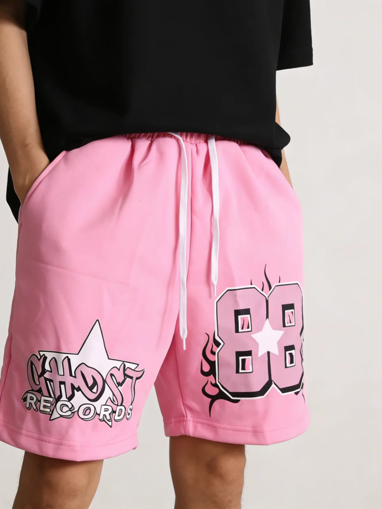 

Men's Solid Color Shorts, Sun-Faded Vintage Washed, Screen Printed Shorts, Best-Selling Men's Shorts